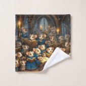 Church Mouse Choir Bad Handdoek (Wasdoekje)