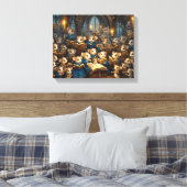 Church Mouse Choir Canvas Afdruk (Insitu (Slaapkamer))