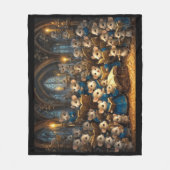 Church Mouse Choir Fleece Deken (Voorkant)