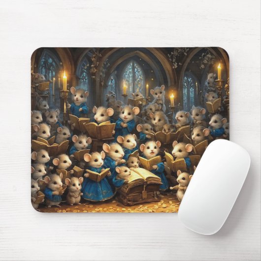 Church Mouse Choir Muismat (Met muis)