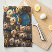 Church Mouse Choir Theedoek (Quarter Fold)