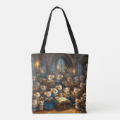 Church Mouse Choir Tote Bag (Achterkant)