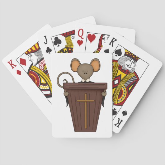 Church Mouse Pokerkaarten (Achterkant)