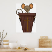 Church Mouse Poster (Keuken)