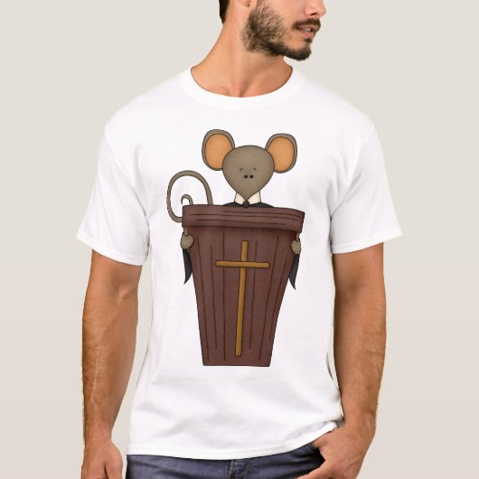 Church Mouse T-shirt (Voorkant)