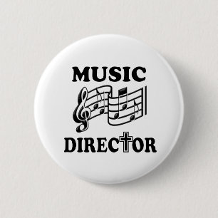 CHURCH MUSIC DIRECTEUR RONDE BUTTON 5,7 CM