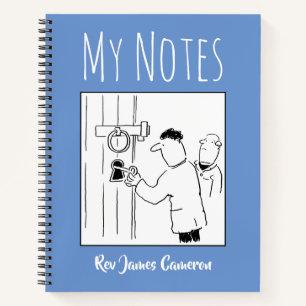 Church Notebook met de naam van de eigenaar Notitieboek