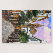 Church Nuestra Senora de la Palma. Cadiz, Spanje. Legpuzzel (Horizontaal)