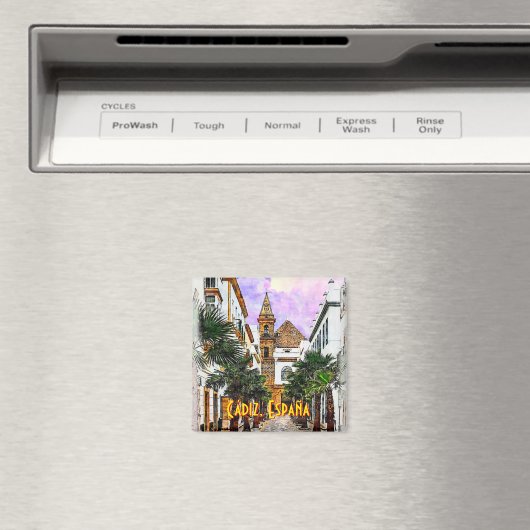 Church Nuestra Senora de la Palma. Cadiz, Spanje. Magneet (Insitu (Vaatwasser))