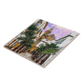 Church Nuestra Senora de la Palma. Cadiz, Spanje. Tegeltje (Zijkant)