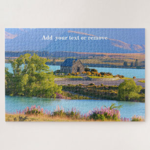 Church of Good Shepherd, Lake Tekapo, Nieuw-Zeelan Legpuzzel