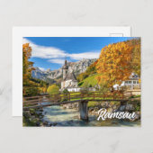 Church of St Sebastian, Ramsau, Germany Briefkaart (Voorkant / Achterkant)
