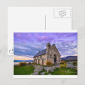Church of the Good Shepherd Lake Tekapo NZ: Postca Briefkaart (Voorkant / Achterkant)