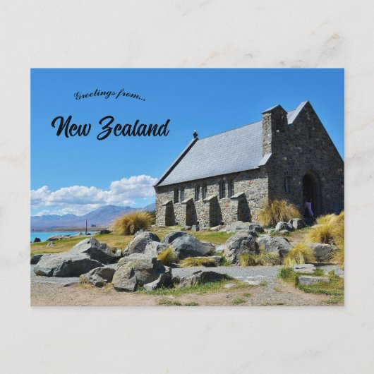 Church of the Good Shepherd Tekapo New Zealand Briefkaart (Voorkant)