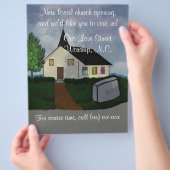 Church openingsbroer flyer (Hand)