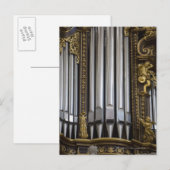 Church Organ Briefkaart (Voorkant / Achterkant)