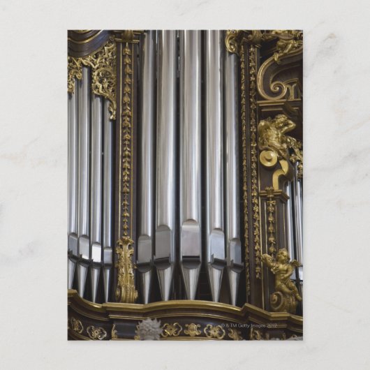Church Organ Briefkaart (Voorkant)