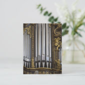 Church Organ Briefkaart (Staand voorkant)