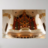 Church Organ Pipes Poster (Voorkant)