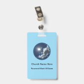 Church Pastor Clergy Faith Name Badges (Achterkant met clip)
