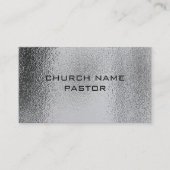 Church Pastor Tempered Glass Effect Christelijk Visitekaartje (Voorkant)