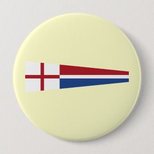 Church Pennant, Nederland Ronde Button 4,0 Cm