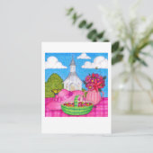 Church Picnic Inspirerend Briefkaart (Staand voorkant)