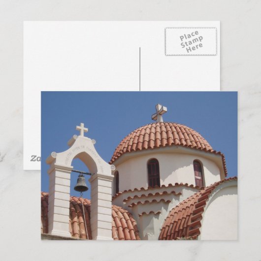 Church Post-kaart Briefkaart (Voorkant / Achterkant)