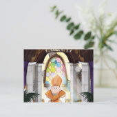 Church Priest Briefkaart (Staand voorkant)