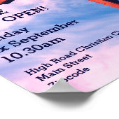 CHURCH REUNION-CELEBRATIE heropenen Poster (Hoek)