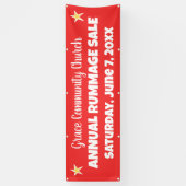 Church Rummage Sale Aangepaste banner (Verticaal)