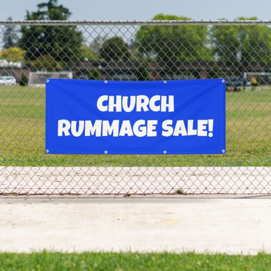 Church Rummage Sale! Bright banner (Insitu)