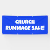Church Rummage Sale! Bright banner (Horizontaal)