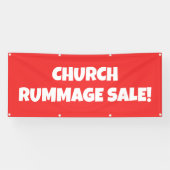 Church Rummage Sale! Bright banner (Horizontaal)