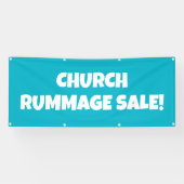 Church Rummage Sale! Bright banner (Horizontaal)