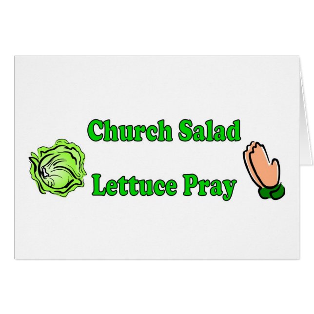 Church Salad, Lettuce Pray (Voorkant Horizontaal)
