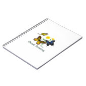 Church Secretary Butterflies Notitieboek (Linkerzijde)