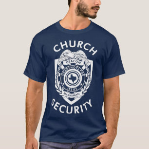 Church Security Deacon Headshots voor Jezus T-shirt