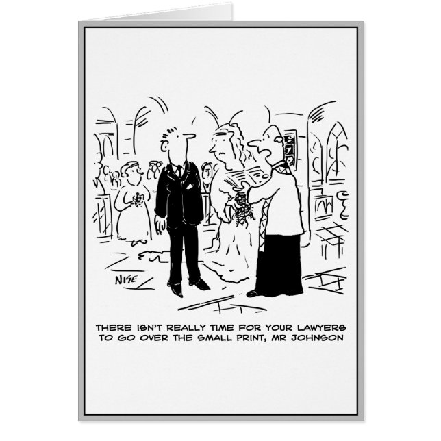 Church Service Wedding Vicar zegt nee tegen advoca (Voorkant)