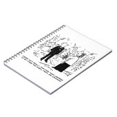 Church Service Wedding Vicar zegt nee tegen advoca Notitieboek (Linkerzijde)