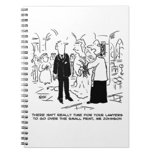 Church Service Wedding Vicar zegt nee tegen advoca Notitieboek