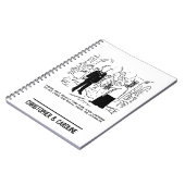 Church Service Wedding Vicar zegt nee tegen advoca Notitieboek (Linkerzijde)