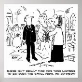 Church Service Wedding Vicar zegt nee tegen advoca Poster (Voorkant)