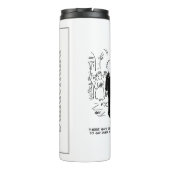 Church Service Wedding Vicar zegt nee tegen advoca Thermosbeker (Achterkant)