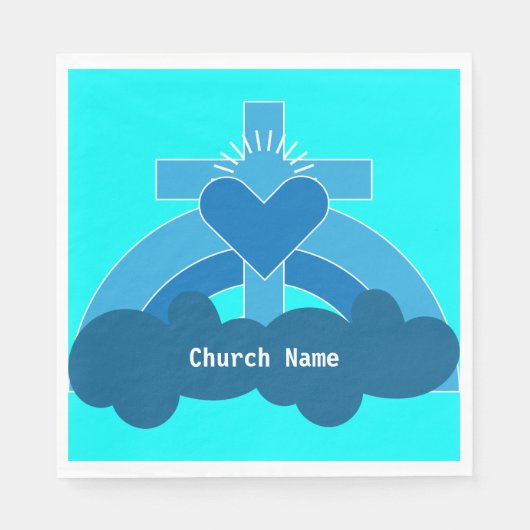 Church Societies Groups and Clubs Coffee Mok Squar Servet (Voorkant)