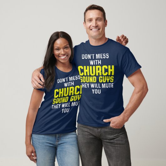 Church Sound Guy Mute Audio Tech Engineer T-shirt (Unisex)
