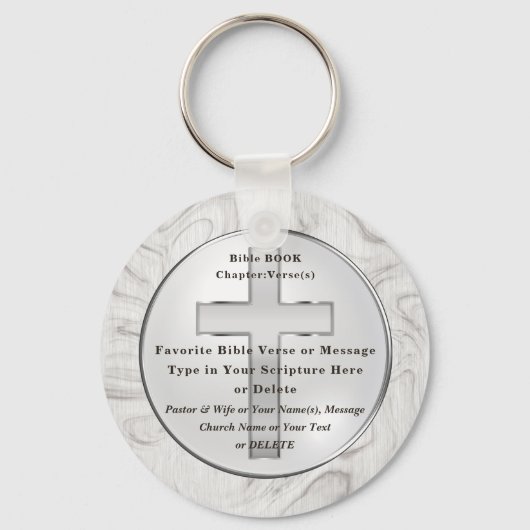Church Souvenirs for Jubileum, Appreciation Day Sleutelhanger (Voorkant)
