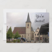 Church Square Invitation Kaart (Voorkant)