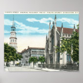 Church St., Charleston, South Carolina Poster (Voorkant)