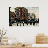 Church St. New Haven 1908  Poster (Keuken)